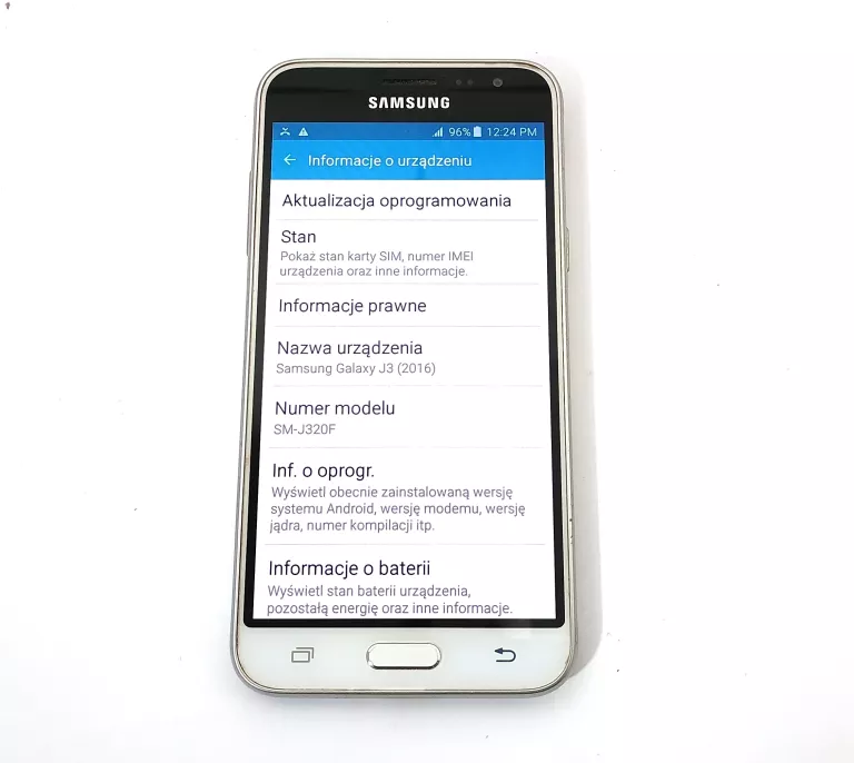 TELEFON SAMSUNG J3 BIAŁY