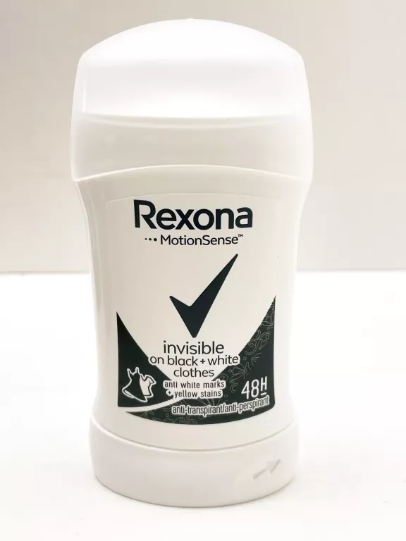 REXONA INVISIBLE BLACK + WHITE 40 ML ANTYPERSPIRANT