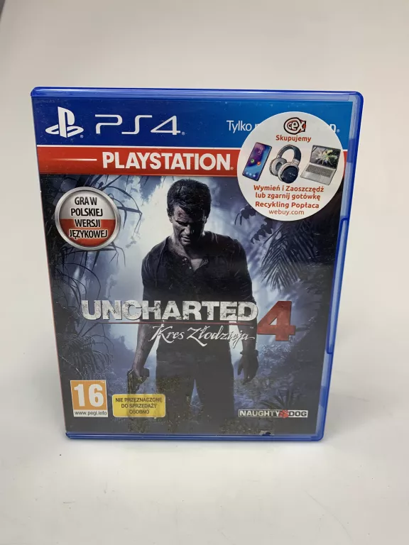 PS4 UNCHARTED 4 KRES ZŁODZIEJA