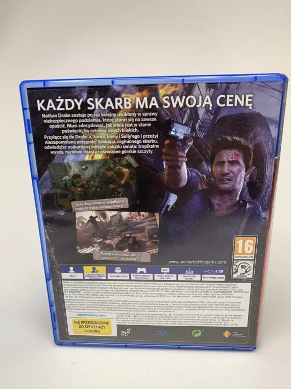 PS4 UNCHARTED 4 KRES ZŁODZIEJA