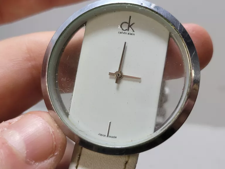ZEGAREK CALVIN KLEIN BIAŁY PASEK