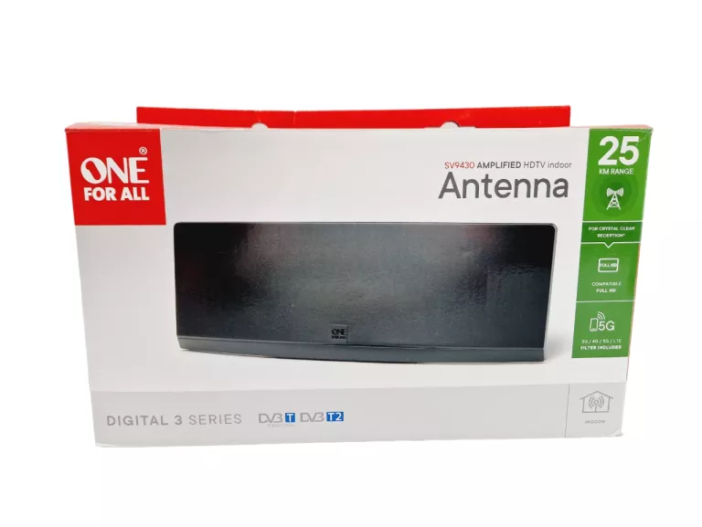 ANTENA WEWNĘTRZNA DVB-T/T2 ONE FOR ALL SV 9430 5G | SV 9430-5G