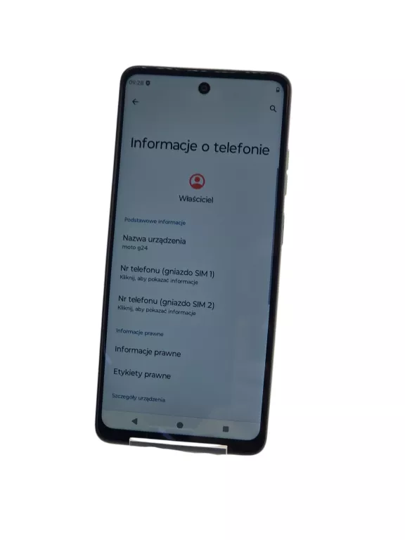 MOTOROLA MOTO G24 XT2423-3 8/128 GB / NA CZĘŚCI!
