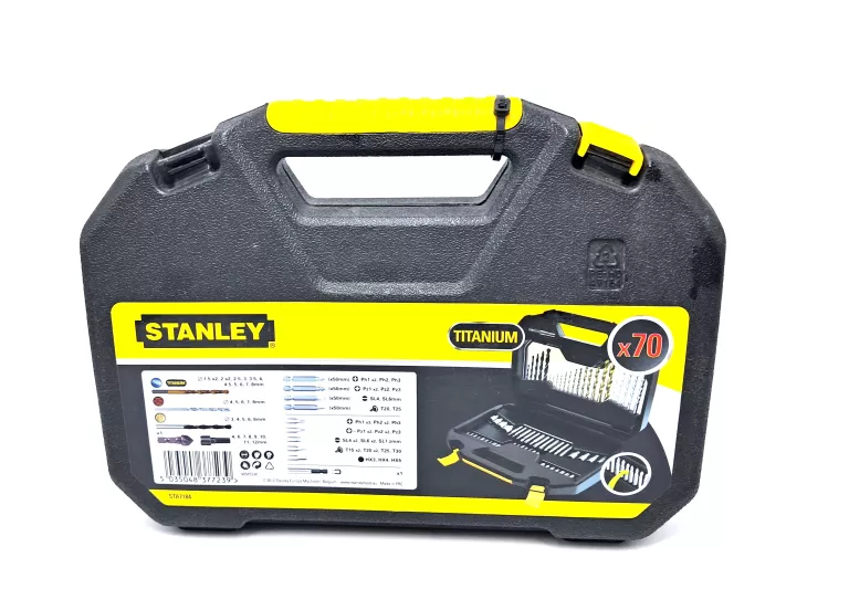 ZESTAW WIERTEŁ I BITÓW STANLEY STA7184 70 CZ