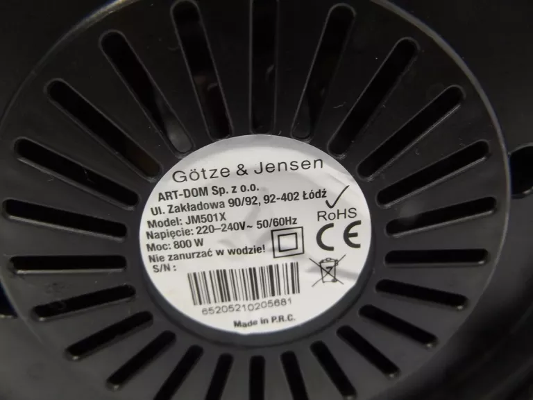 SOKOWIRÓWKA GÖTZE & JENSEN JM501X