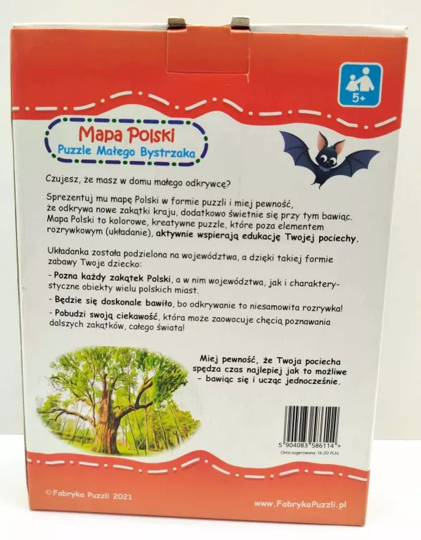 PUZZLE MAPA POLSKI EDUBO