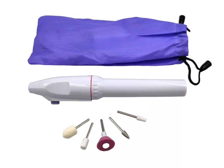 MINI FREZARKA DO PAZNOKCI MANICURE + 5 KOŃCÓWEK