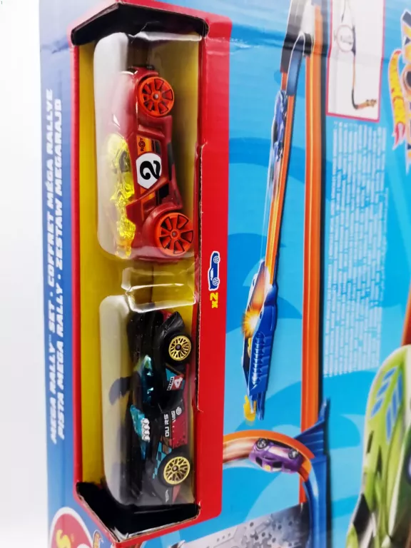 TOR SAMOCHODOWY MATTEL HOT WHEELS PODWÓJNY ZJAZD
