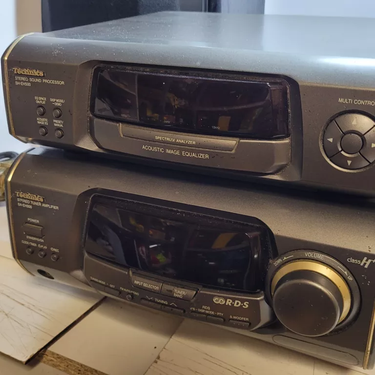 WIEŻA TECHNICS Z KOREKTOREM PLUS GŁOŚNIKI