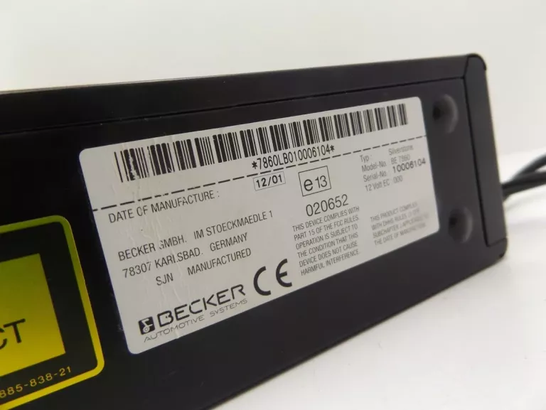 ZMIENIARKA NA 6CD BECKER SILVERSTONE BE 7860