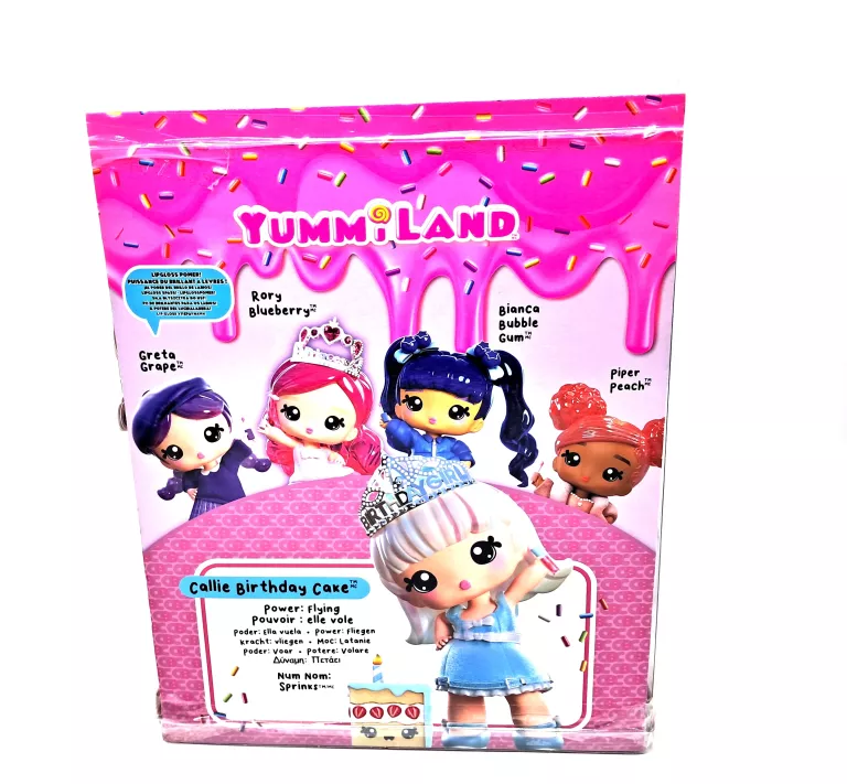 LALKA YUMMILAND CALLIE BIRTHDAY CAKE BŁYSZCZYK DIY TORT URODZINOWY