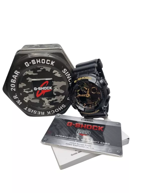 ZEGAREK CASIO G-SHOCK GA-100CF /KOMPLET