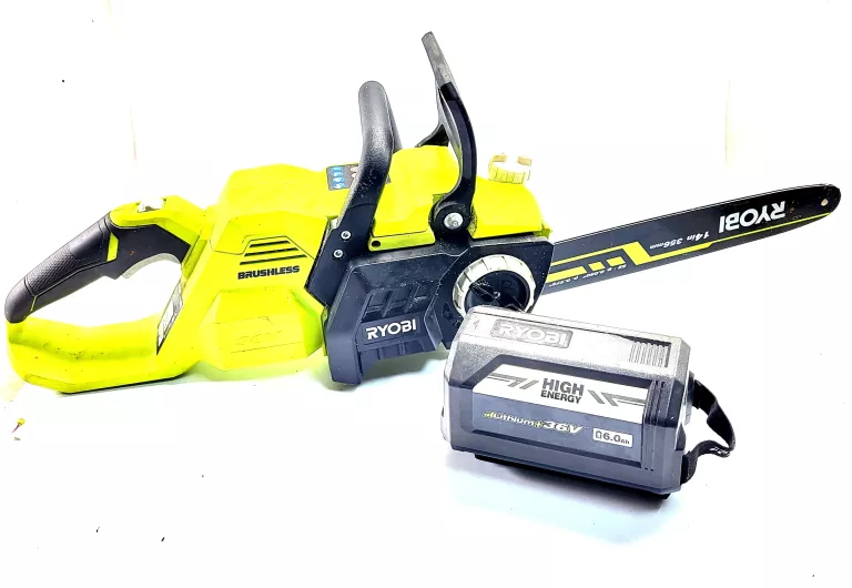 RYOBI PILARKA ŁAŃCUCHOWA 36V RY36CSX35A-0 + AKUMULATOR 36V 6AH