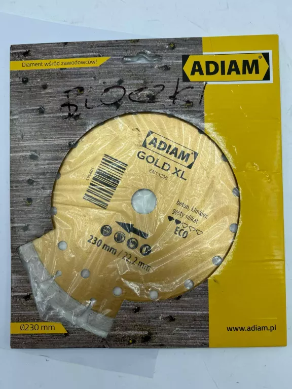 ADIAM TARCZA 230MM GOLD XL