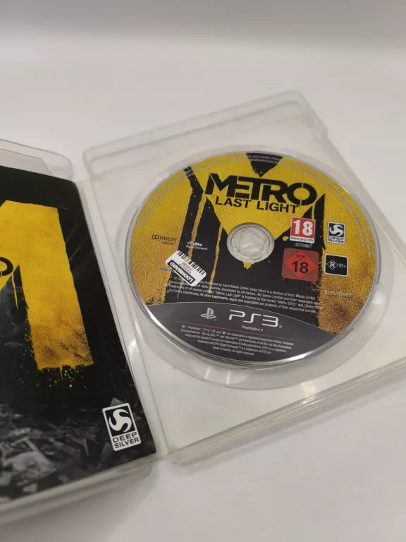 GRA METRO LAST LIGHT PS3