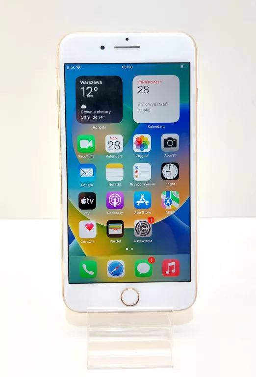 TELEFON APPLE IPHONE 8 PLUS 3/64GB BAT 78% ZBITE PLECY