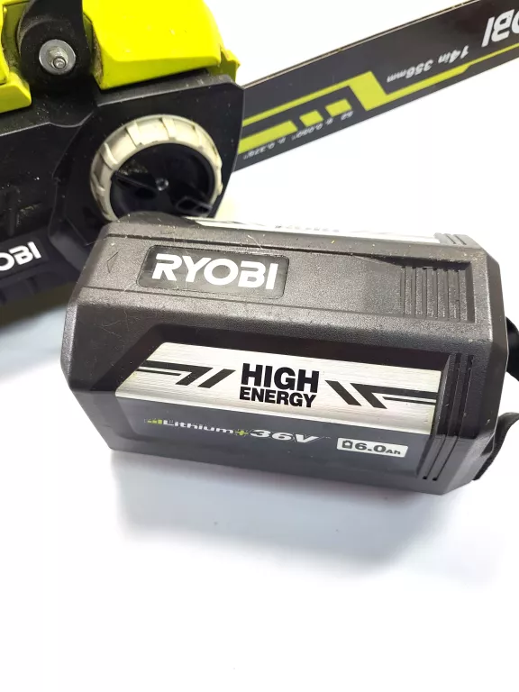 RYOBI PILARKA ŁAŃCUCHOWA 36V RY36CSX35A-0 + AKUMULATOR 36V 6AH