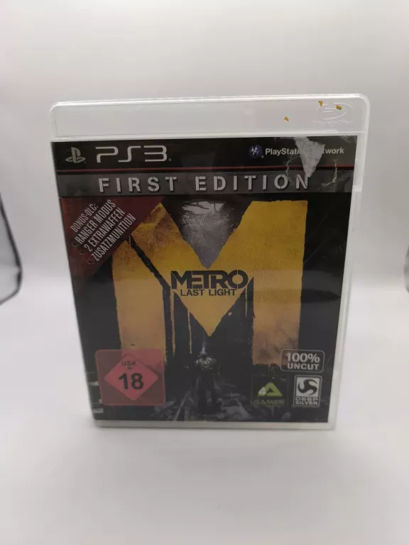 GRA METRO LAST LIGHT PS3