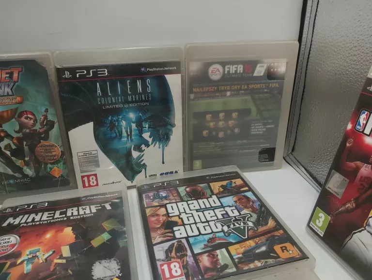 GRY NA PS3 ZESTAW 12 SZTUK GTA V, RATCHET CLANK, NEED FOR SPEED INNE!!!