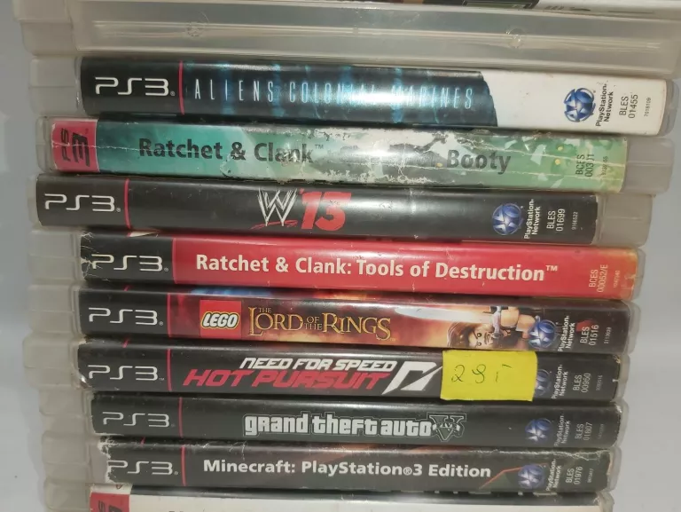 GRY NA PS3 ZESTAW 12 SZTUK GTA V, RATCHET CLANK, NEED FOR SPEED INNE!!!
