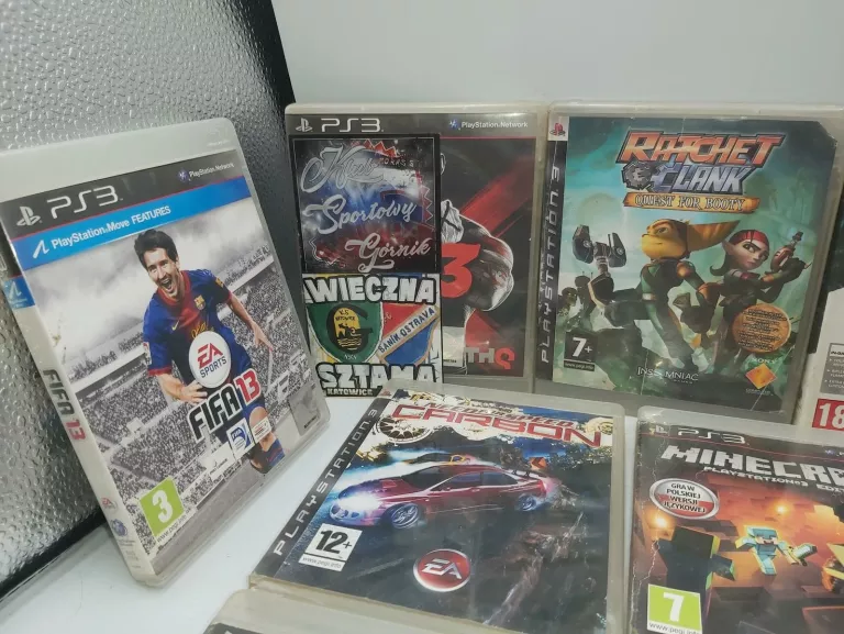 GRY NA PS3 ZESTAW 12 SZTUK GTA V, RATCHET CLANK, NEED FOR SPEED INNE!!!