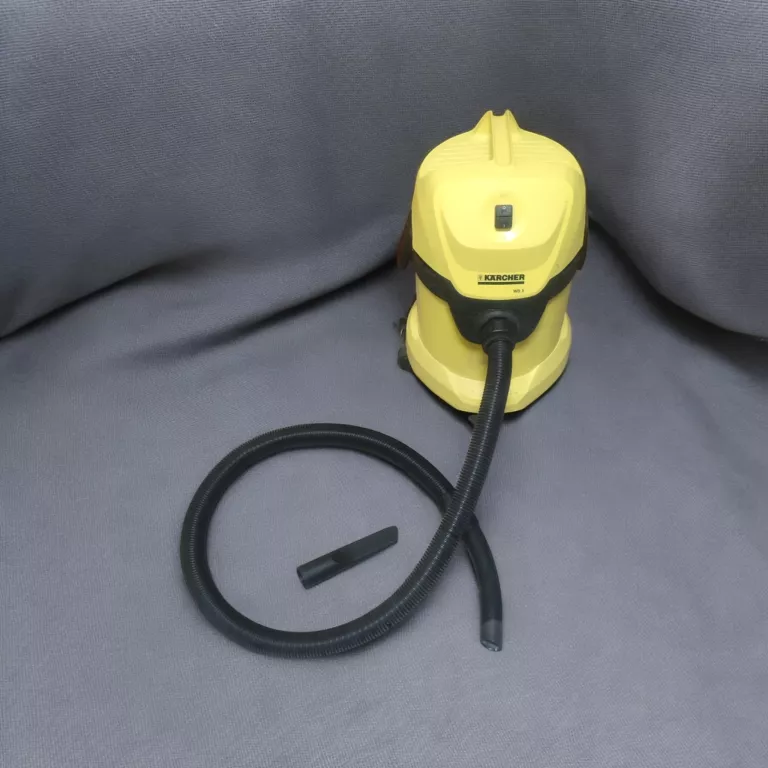ODKURZACZ PRZEMYSŁOWY KARCHER WD 3 1000W ŻÓŁTY 17L DOMOWY WARSZTATOWY