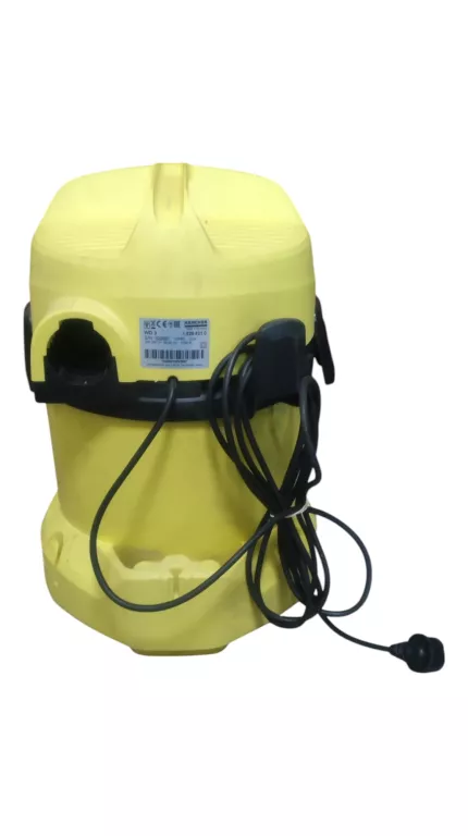 ODKURZACZ PRZEMYSŁOWY KARCHER WD 3 1000W ŻÓŁTY 17L DOMOWY WARSZTATOWY