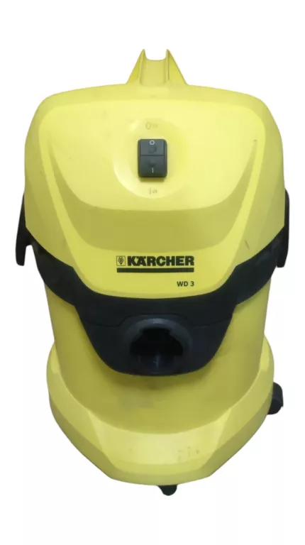 ODKURZACZ PRZEMYSŁOWY KARCHER WD 3 1000W ŻÓŁTY 17L DOMOWY WARSZTATOWY