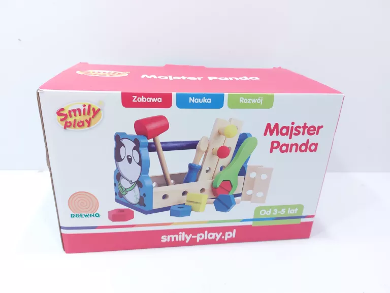 ZABAWKA DREWNIANA SMILY PLAY MAJSTER PANDA