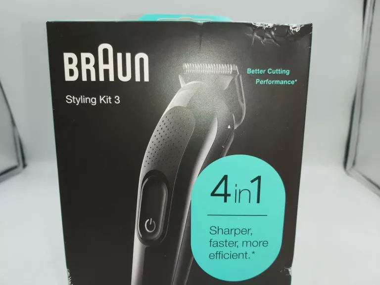 MASZYNKA BRAUN STYLING KIT SK3300 4 W 1 PUDEŁKO KOMPLET