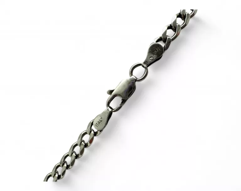 SREBRNY ŁAŃCUSZEK PANCERKA 925 | 16,22G | 53CM
