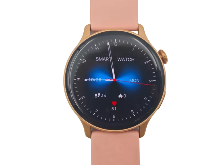 SMARTWATCH DAMSKI AMOLED RÓŻOWY + POWERBANK HAMA 12750MAH
