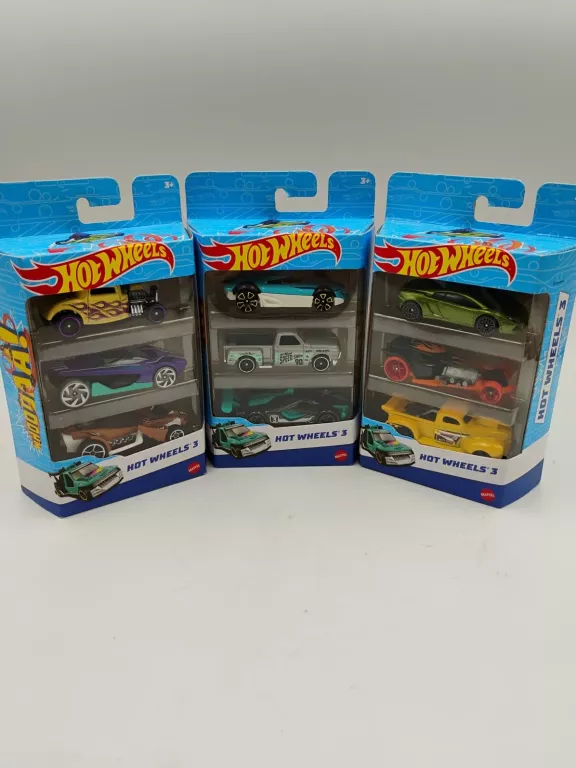 HOT WHEELS MATTEL 3 PACK