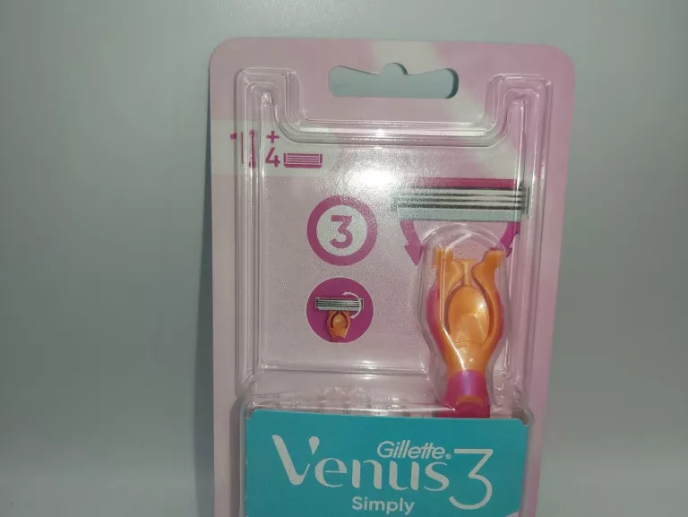 MASZYNKA GILLETTE VENUS 3 SIMPLY + 4 WKŁADY