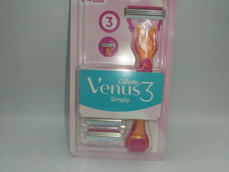 MASZYNKA GILLETTE VENUS 3 SIMPLY + 4 WKŁADY