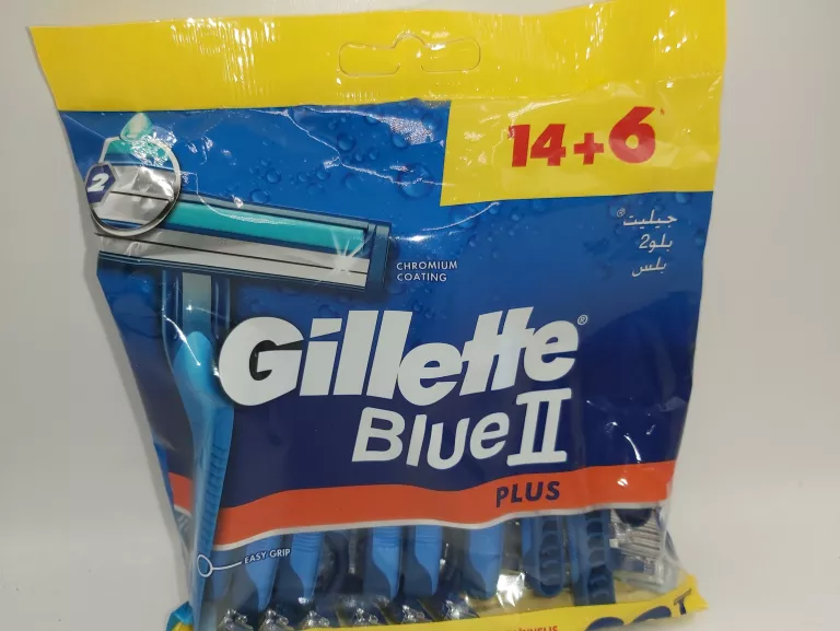 MASZYNKA GILLETTE JEDNORAZOWA BLUE II PLUS 20 SZT