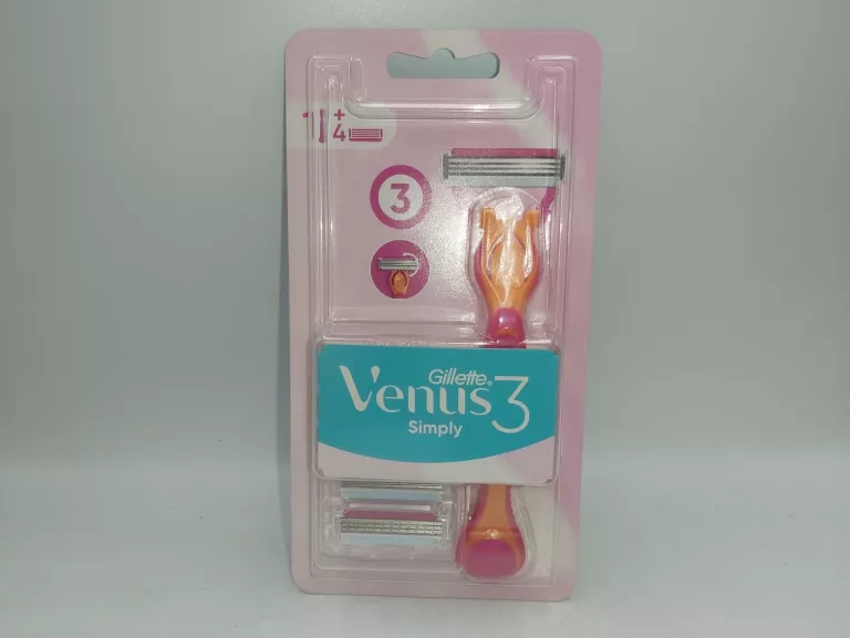 MASZYNKA GILLETTE VENUS 3 SIMPLY + 4 WKŁADY