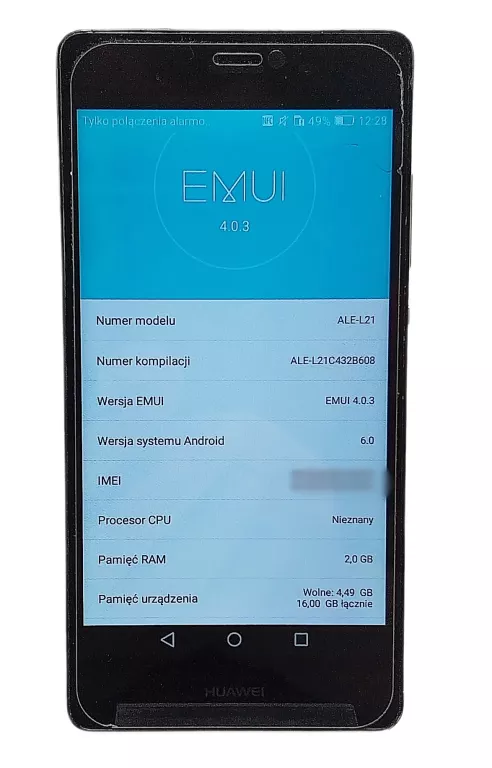 TELEFON HUAWEI P8 LITE CZYTAJ OPIS