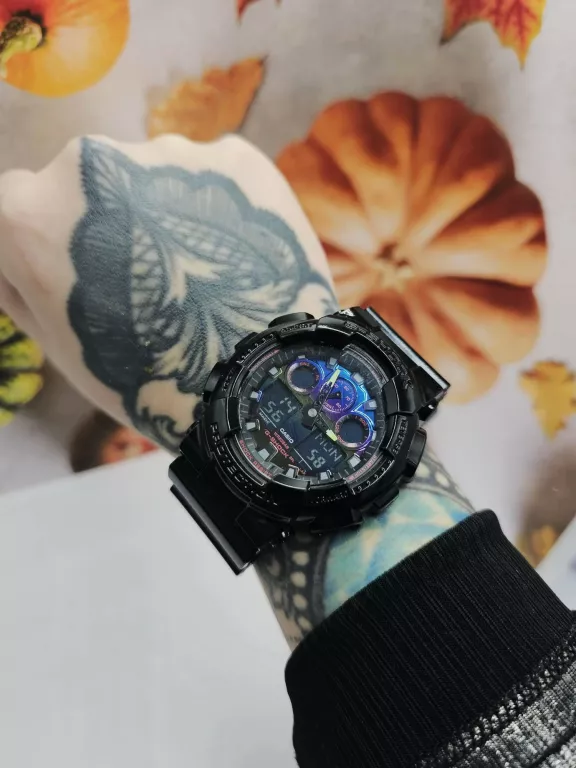 ZEGAREK G-SCHOCK GA-100RGB !! SUPER STAN !!