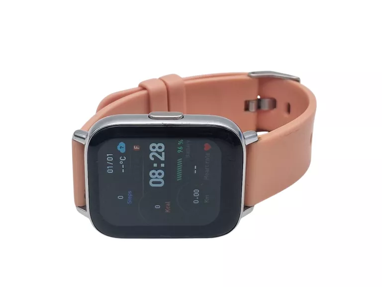 SMARTWATCH P32D RÓŻOWY 1,7" KROKOMIERZ ANDROID IOS