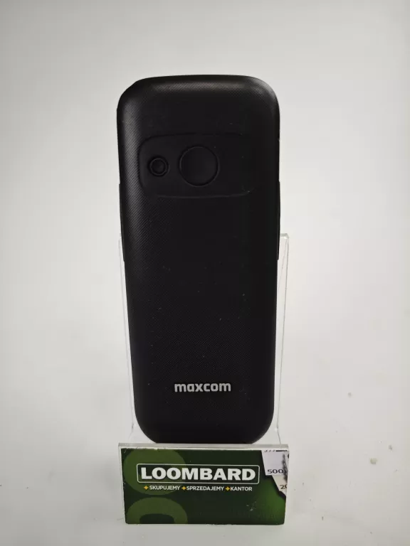 TELEFON MAXCOM MM724 (Z TYŁU PĘKNIĘTA OBUDOWA)