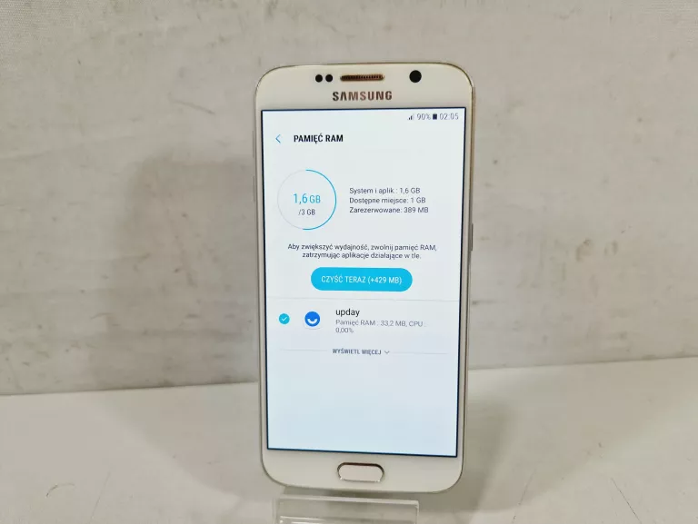 SMARTFON SAMSUNG GALAXY S6 3GB/32GB BIAŁY