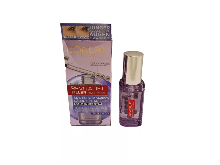 LOREAL PARIS REVITALIFT FILLER SERUM POD OCZY Z 1,5% KWASEM HIALURONOWYM