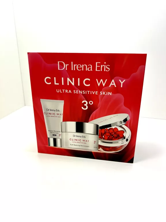 DR IRENA ERIS CLINIC WAY 3 KREM DZIEŃ+NOC+DERMOKAPSUŁKI 50ML+30ML+30KAPS