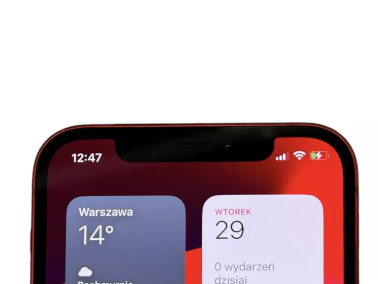 TELEFON APPLE IPHONE 12 5G 64GB 6,1'' PRODUCT RED BAT. 89% - WOLNY RYNEK!