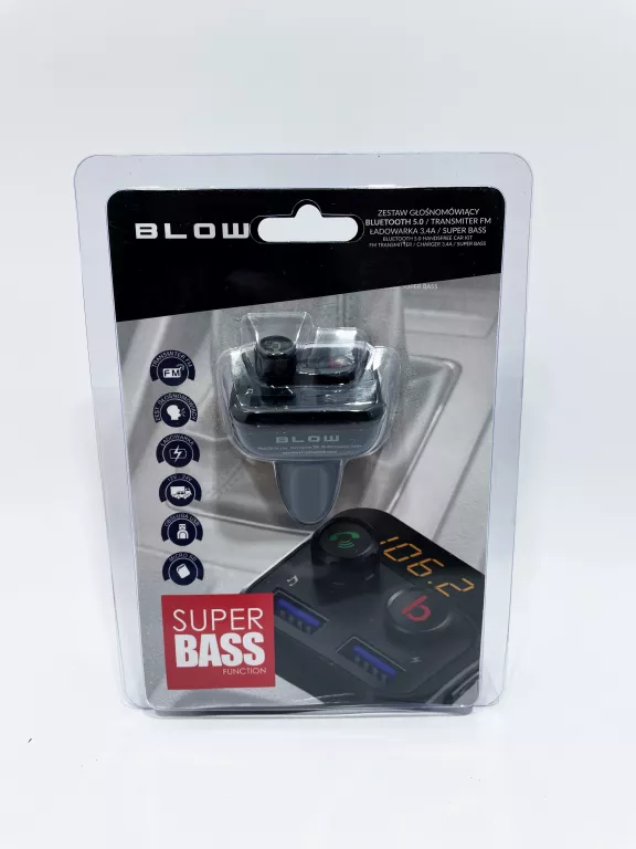 TRANSMITER FM BLOW BLUETOOTH 5.0 + QC3.0