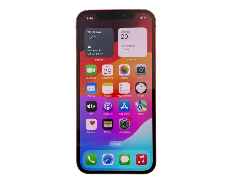 TELEFON APPLE IPHONE 12 5G 64GB 6,1'' PRODUCT RED BAT. 89% - WOLNY RYNEK!