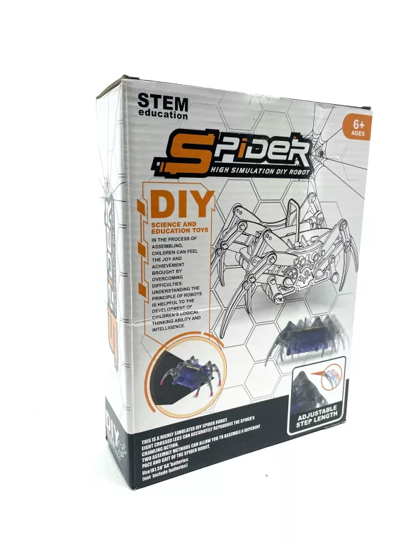 ROBOT SOLARNY PAJĄK MODEL DO SKŁADANIA EDUKACYJNY POJAZD