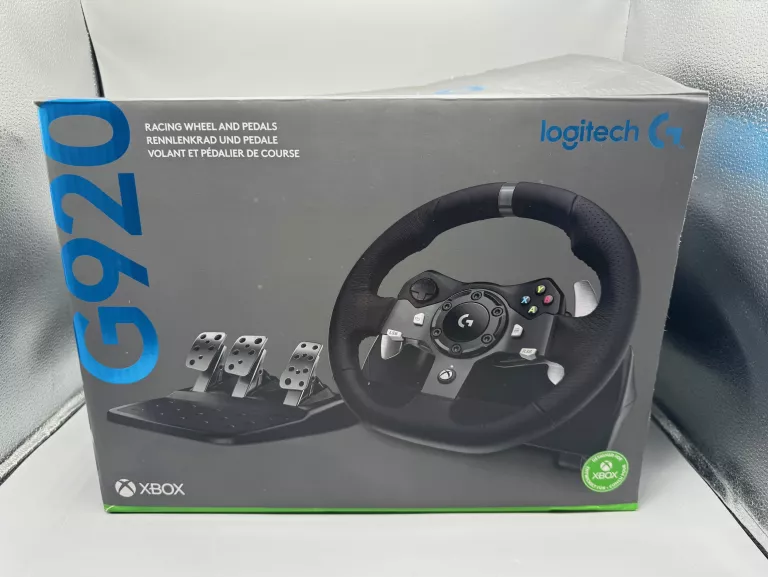 KIEROWNICA LOGITECH G920 + PEDAŁY, PUDEŁKO