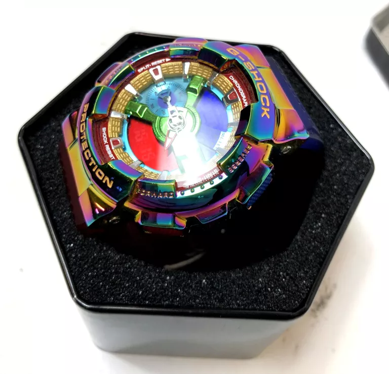 ZEGAREK MĘSKI CASIO G-SHOCK GM-110H TĘCZOWY